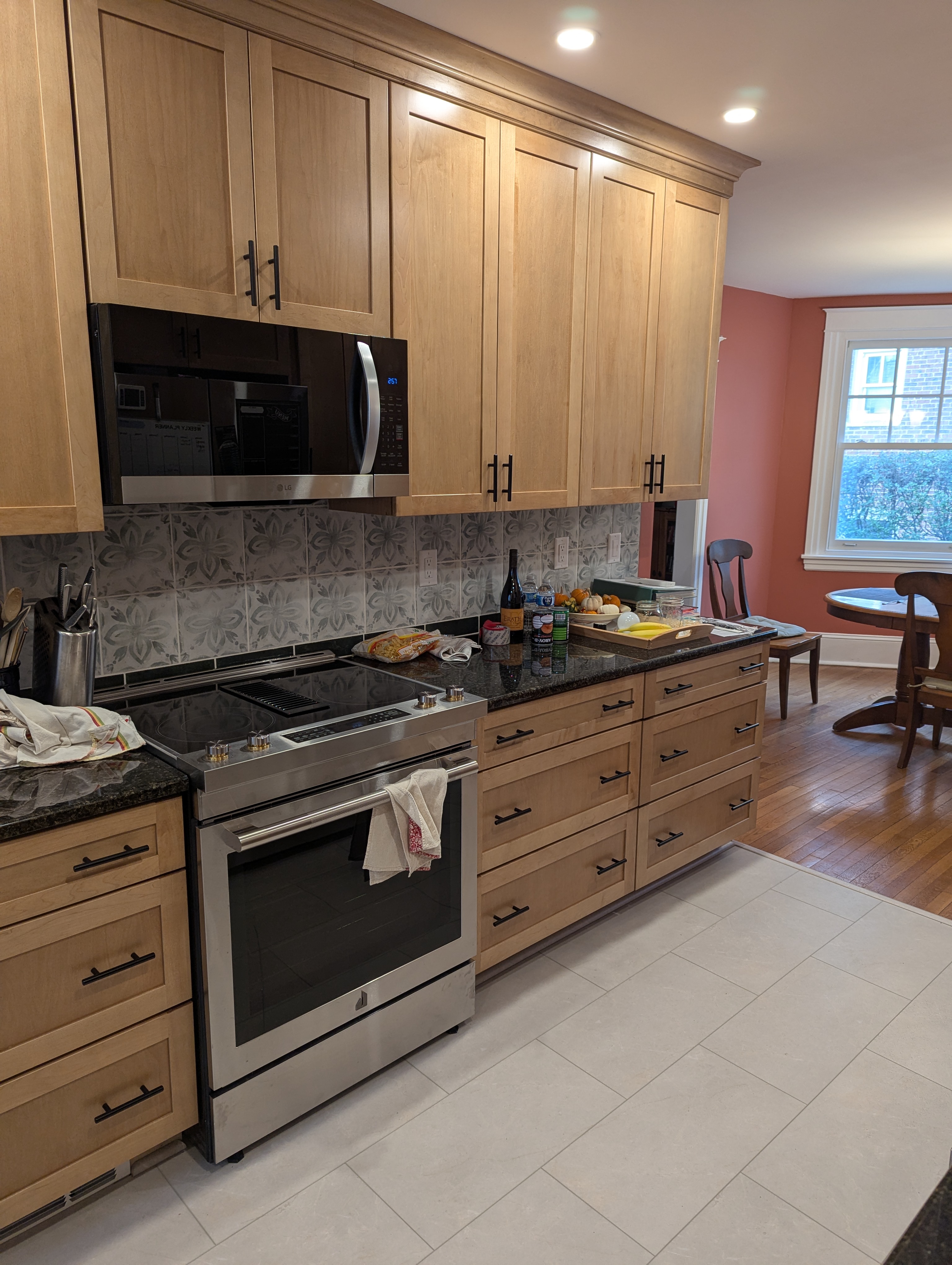Kitchen remodeling project detail